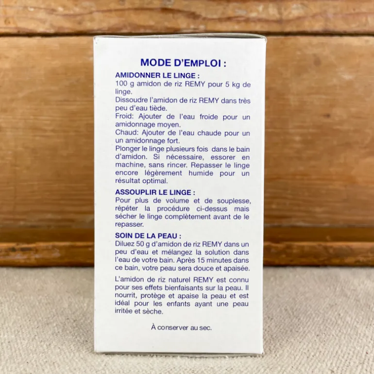 Amidon de riz en paillettes