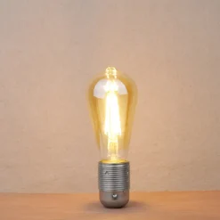 Ampoule ambrée 7,2 W LED forme Edison dimmable