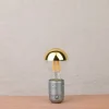 Ampoule LED calotte dorée E27