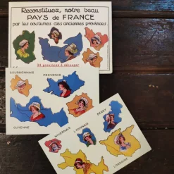 34 anciennes provinces à découper