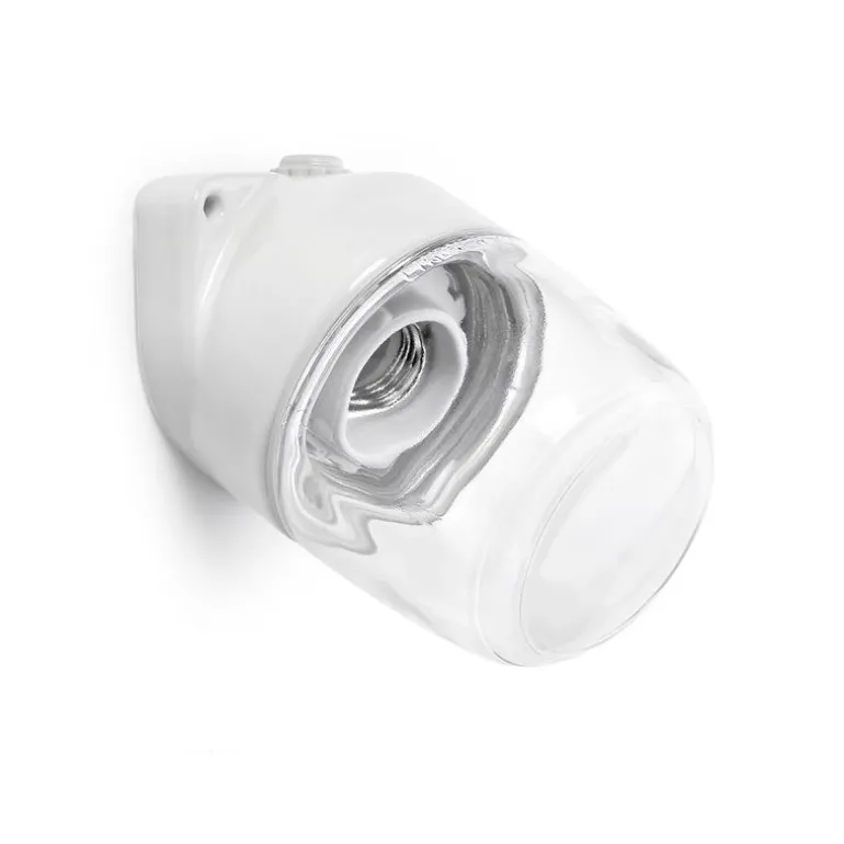 Applique murale inclinée porcelaine/ verre 60 W