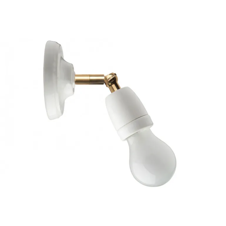 Applique murale orientable en porcelaine