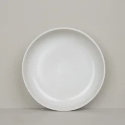 Assiette creuse en grès naturel