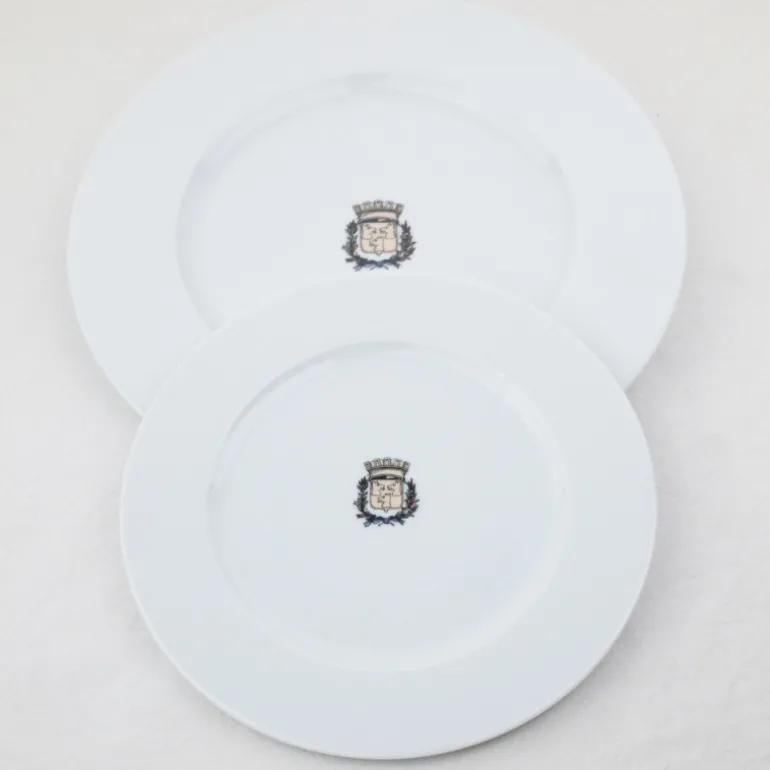 Assiette à dessert blanche Maison Empereur Ø20 cm