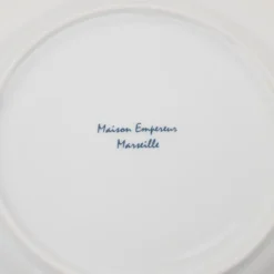 Assiette à dessert blanche Maison Empereur Ø20 cm