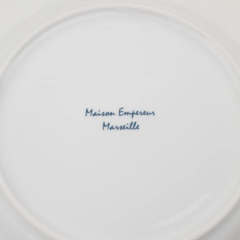 Assiette à dessert blanche Maison Empereur Ø20 cm