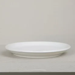 Assiette à dessert en grès naturel