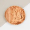 Assiette en bois d'olivier