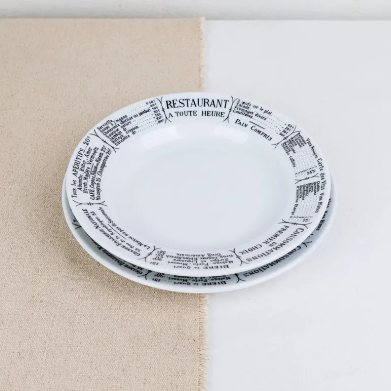 Assiette plate brasserie