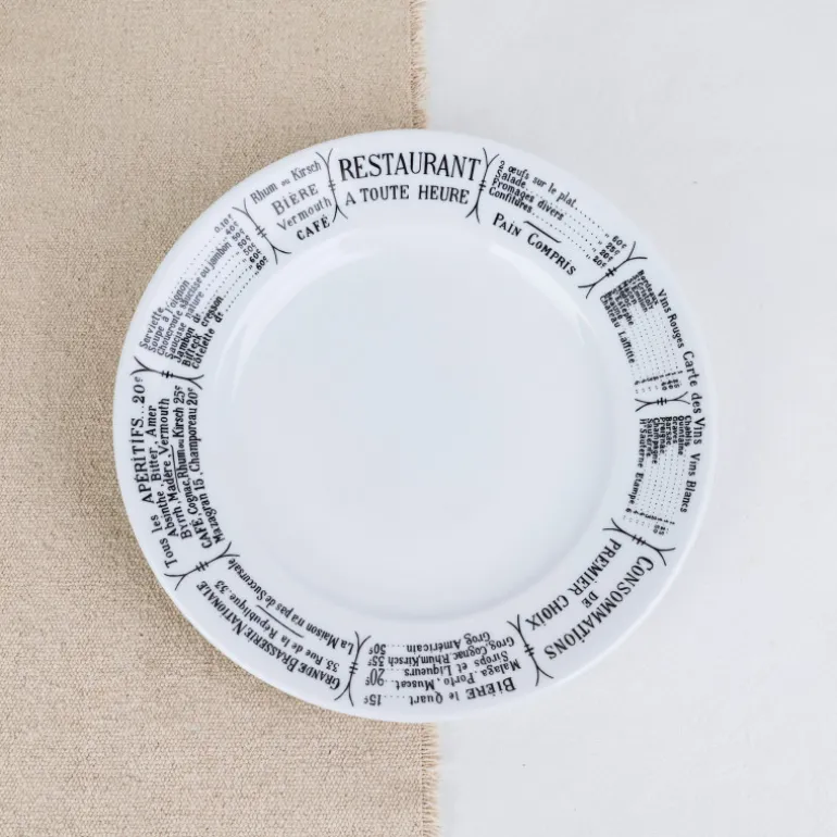 Assiette plate brasserie