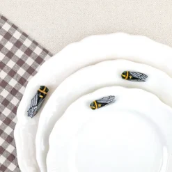 Assiette plate Cigale