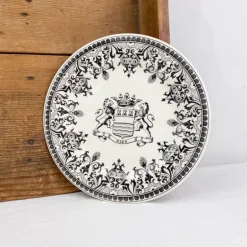 6 assiettes à dessert dépareillées vertes - Gien