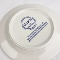 6 assiettes plates dépareillées vertes - Gien