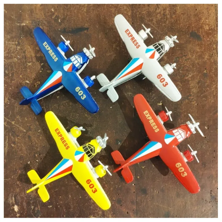 Avion à rétro-friction