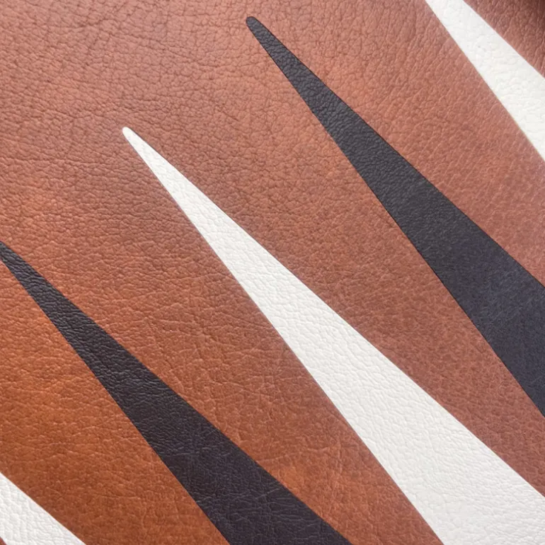 Backgammon bois et cuir végane