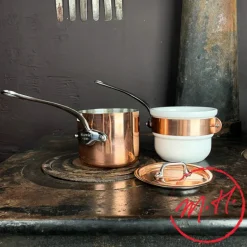 Bain-marie en cuivre étamé Mauviel