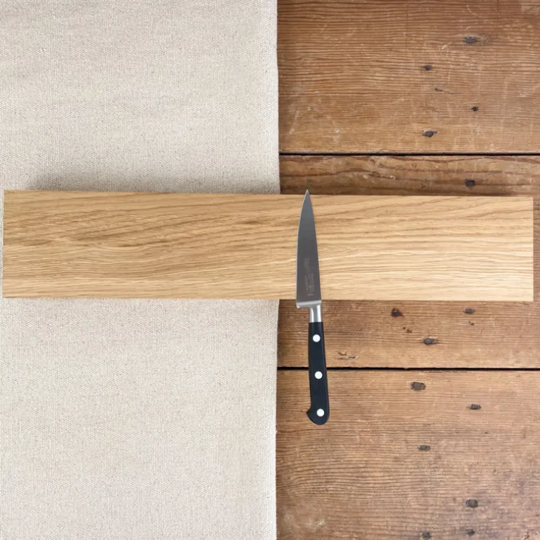 Barre couteaux aimantée en chêne 48cm