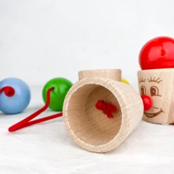 Bilboquet tête en bois