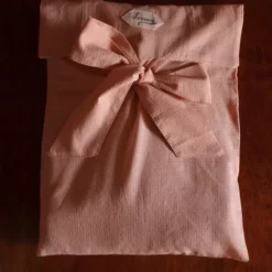 Blouse rose à smocks