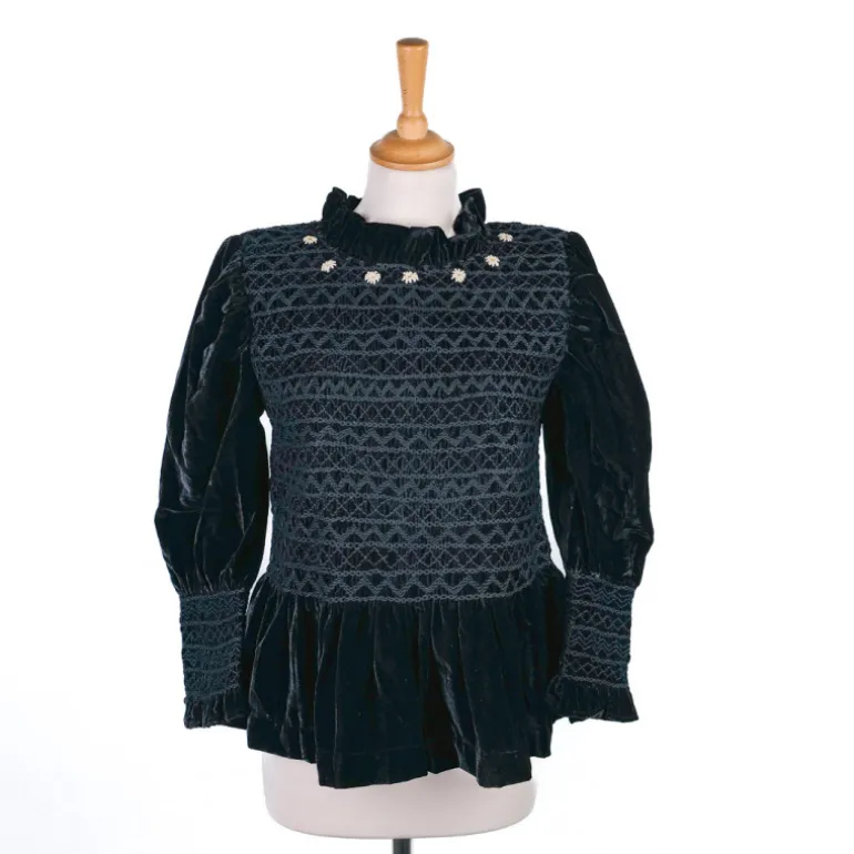 Blouse smockée