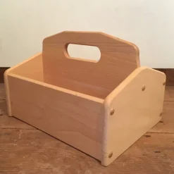 Boite pour l'entretien des chaussures en hêtre huilé