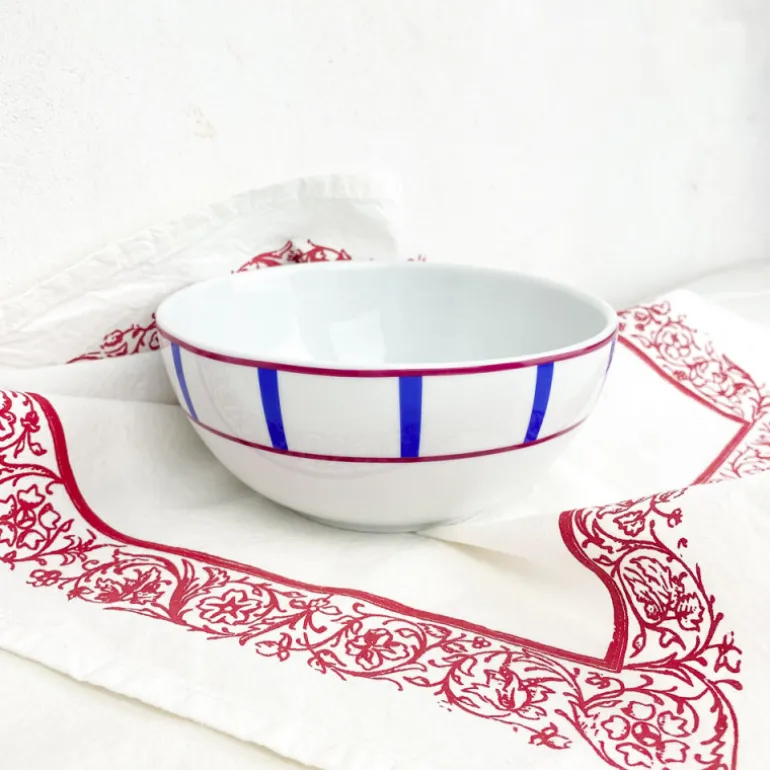 Bol basque rouge et bleu