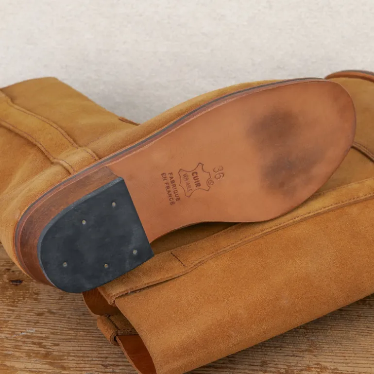 Bottes Camarguaises en daim
