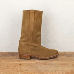 Bottes Camarguaises en daim souple