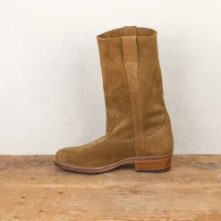 Bottes Camarguaises en daim souple