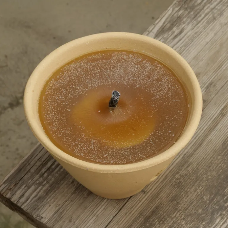 Bougie citronnelle en pot des Landes