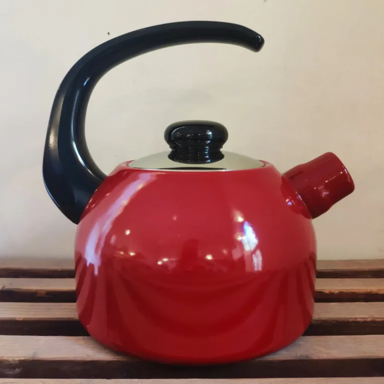 Bouilloire siffleuse 2L en émail