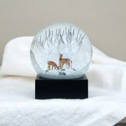 Boule à neige biches