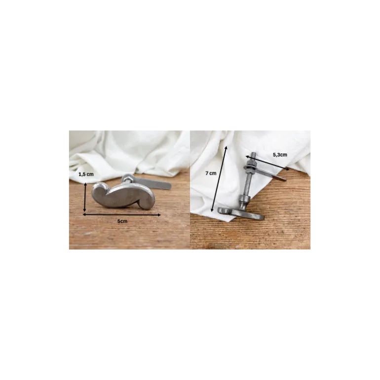 Bouton Clavette S en fer