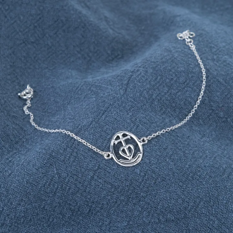 Bracelet Croix de Camargue en argent