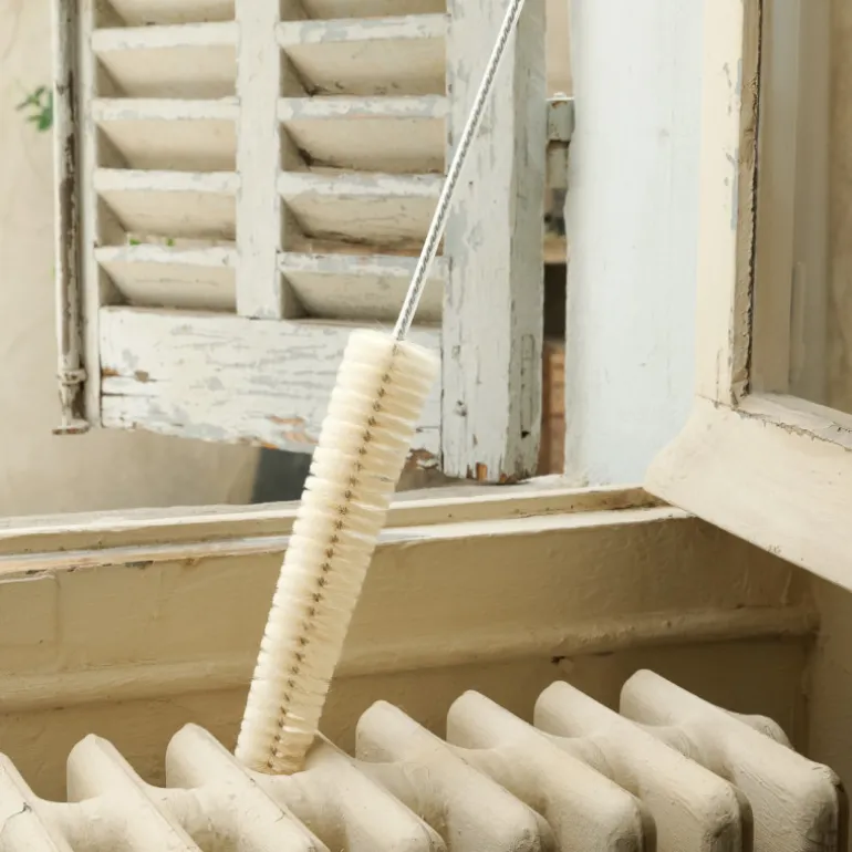 Brosse à radiateur poils de chèvre