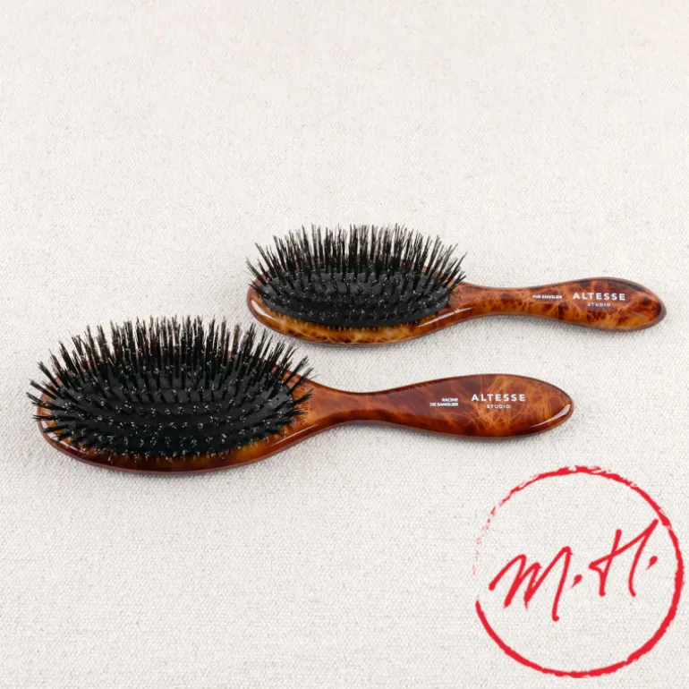 Brosse sanglier décor loupe