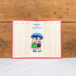 Calendrier des anniversaires