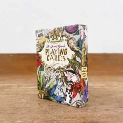 Cartes Alice au pays des Merveilles monochromes