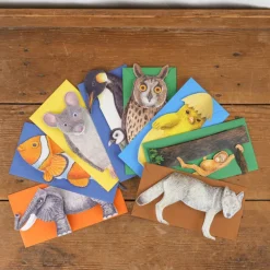 Cartes animaux en relief