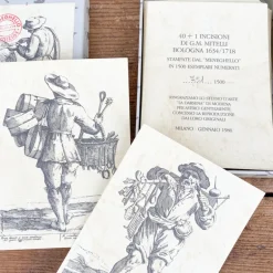 Cartes des métiers de rue d'autrefois