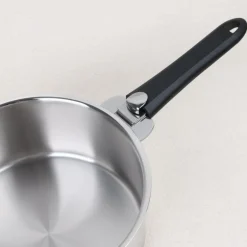 Casserole inox mutine amovible