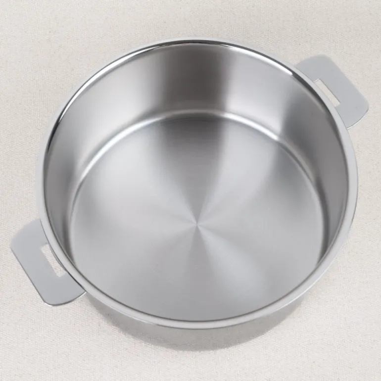 Casserole inox mutine amovible