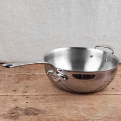 Casserole évasée bombée inox M’COOK Mauviel