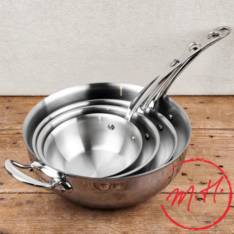 Casserole évasée bombée inox M’COOK Mauviel
