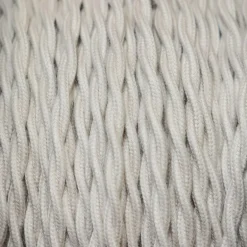 Câble luminaire torsadé gris