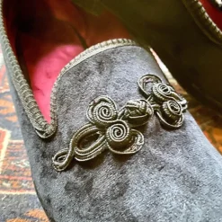 Chaussons smoking en velours