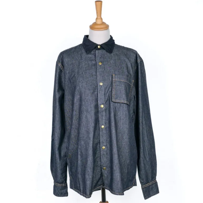 Chemise en jean et velours côtelé