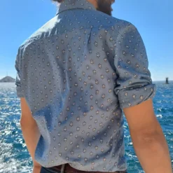 Chemise gardian bleu glacier