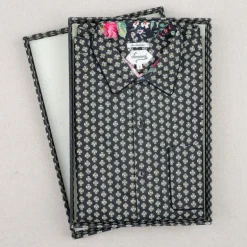 Chemise provençale à bordures fleuries