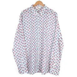 Chemise provençale fleurs de laurier